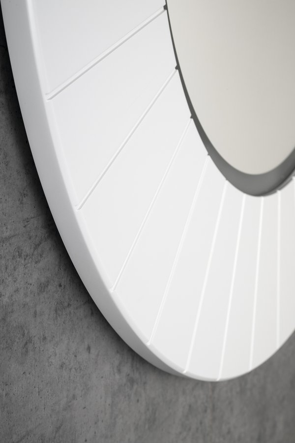 LUMIRO STRIP kulaté zrcadlo s LED osvětlením v rámu